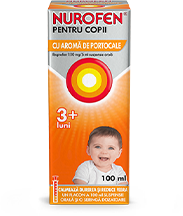 Poza pachet Pentru Copii Cu Aroma de Portocale 100 mg / 5 ml